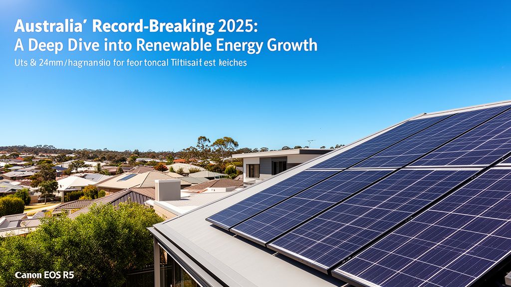 Australia's Record-Breaking 2025: A Deep Dive into Renewable Energy Growth