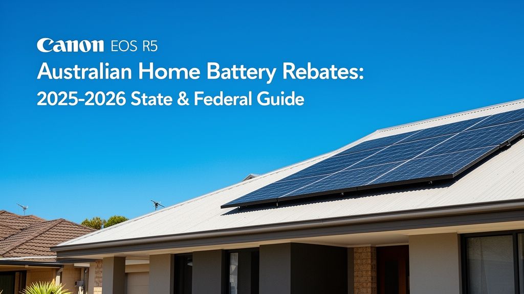 Australian Government Battery Rebate: What You Need to Know for 2025-2026