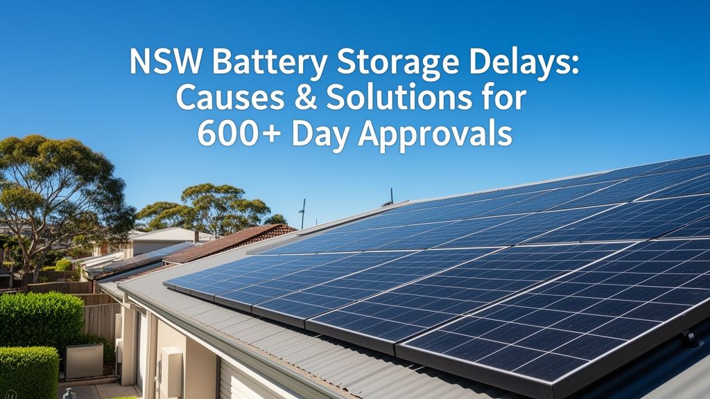 Why NSW Battery Storage Projects Face Over 600-Day Approval Delays