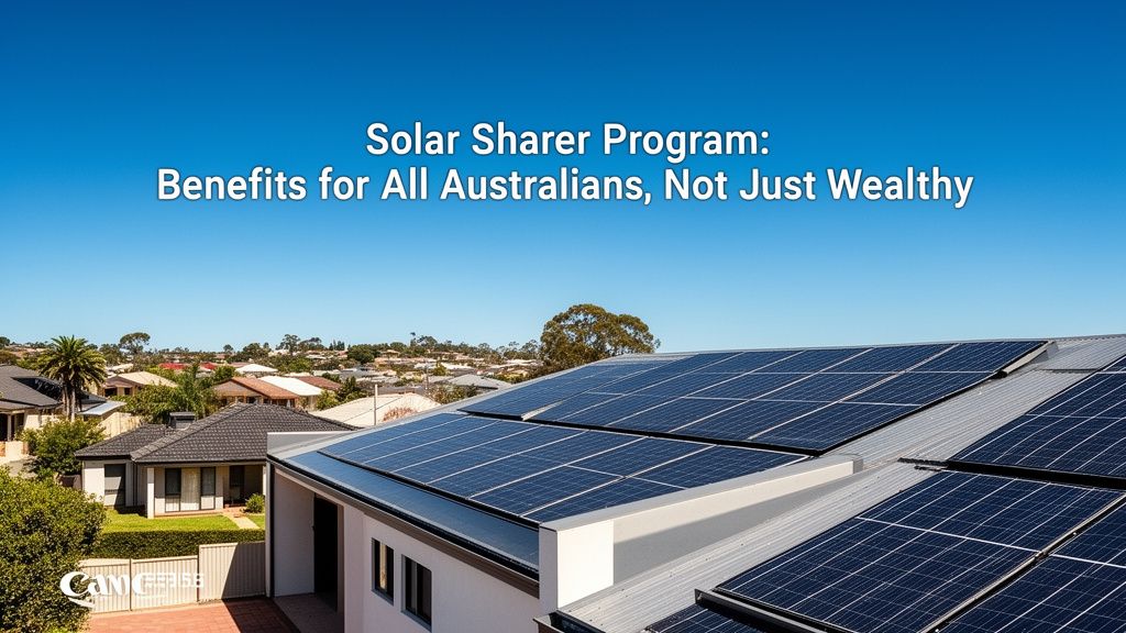 Unlocking Solar for Everyone: The Universal Benefits of Australia's Solar Sharer Program