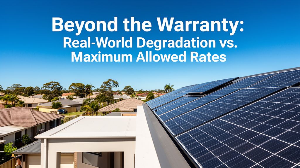 Beyond the Warranty: Real-World Degradation vs. Maximum Allowed Rates