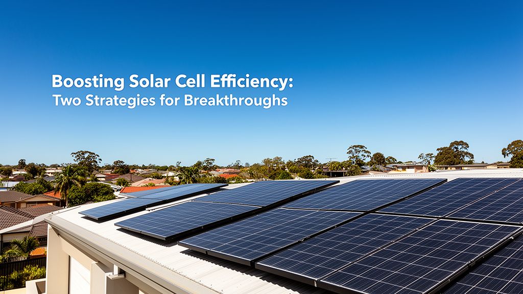 Boosting Solar Cell Efficiency: Exploring the Two Main Strategies for Breakthroughs