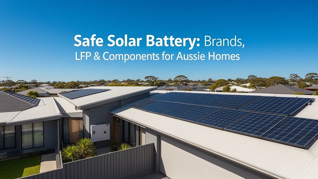 Choosing a Safe Solar Battery: What to Look for in Brands and Components