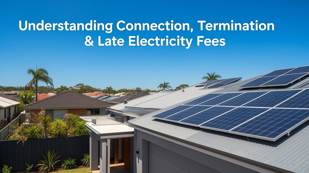 Decoding Electricity Fees: What Connection, Termination, and Late Charges Mean for Your Bill