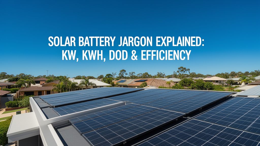 Demystifying Solar Battery Specs: kW, kWh, and What They Mean for Your Home