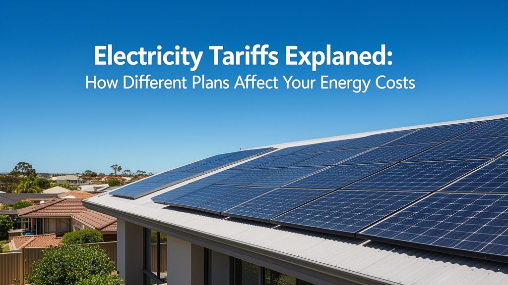 Electricity Tariffs Explained: How Different Plans Affect Your Energy Costs