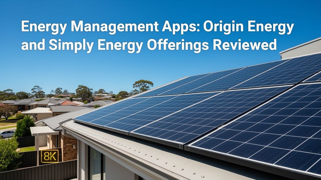 Energy Management Apps: Origin Energy and Simply Energy Offerings Reviewed