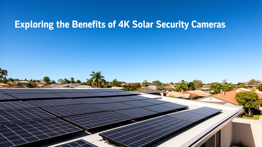 Exploring the Benefits of 4K Solar Security Cameras