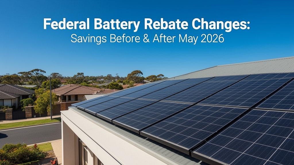 Federal Battery Rebate Amounts: How Your Savings Change Before and After May 2026