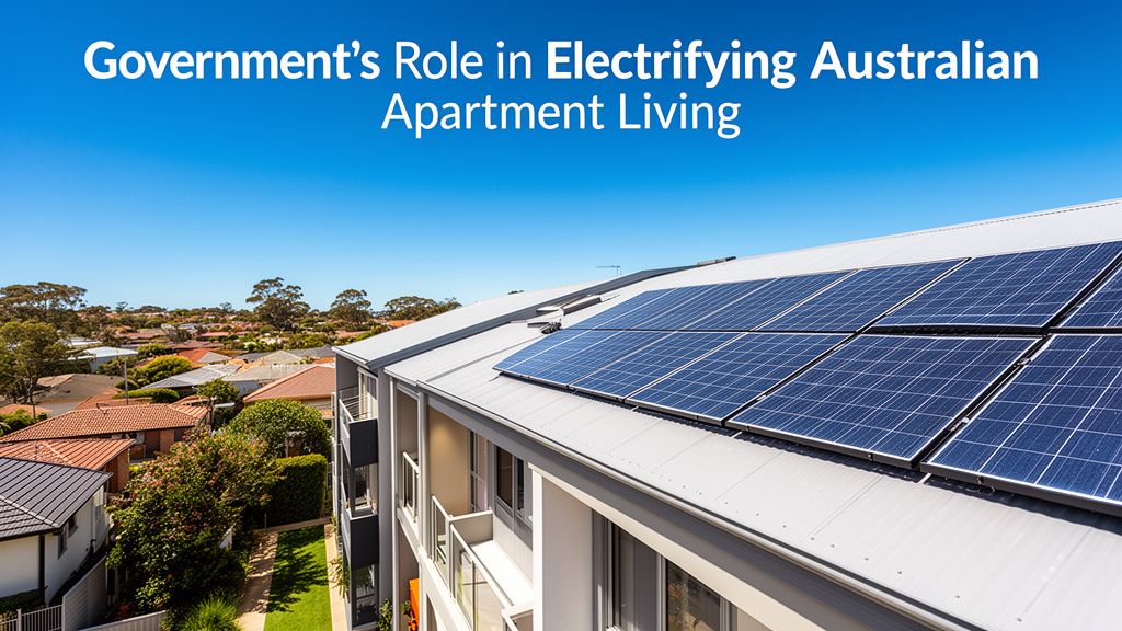 Electrifying Australian Apartments: Government's Role in Driving Solar Adoption