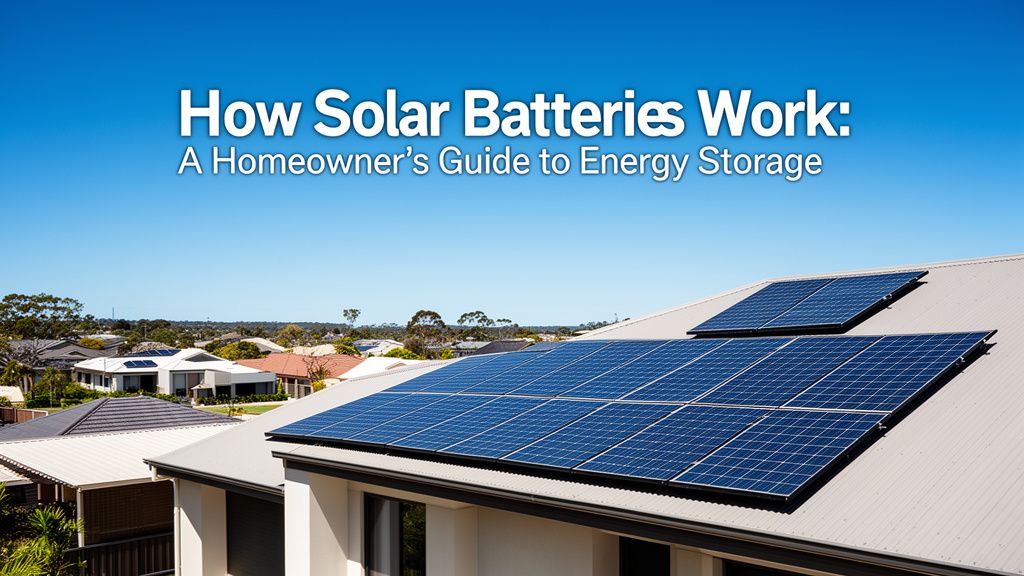 How Do Solar Batteries Work? A Simple Explanation for Homeowners