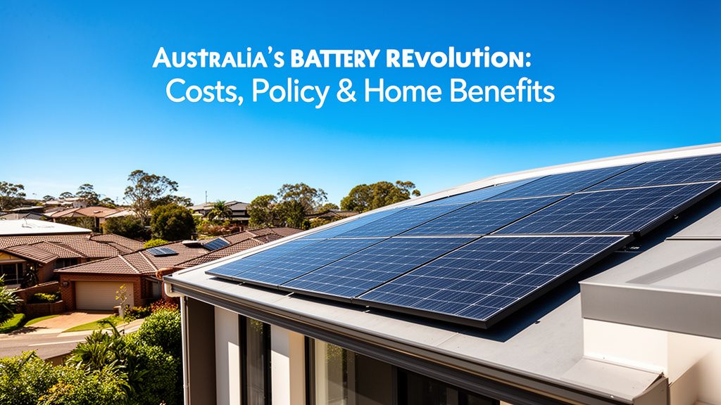 How Falling Costs and Policy are Fueling Australia's Battery Revolution