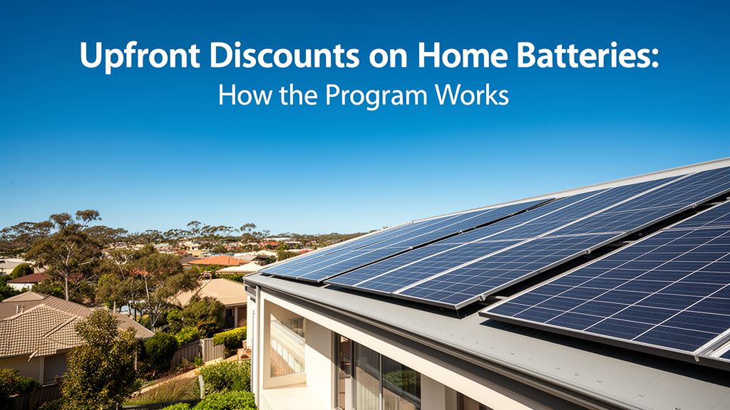 Powering Your Home: How the Cheaper Home Batteries Program Delivers Upfront Discounts