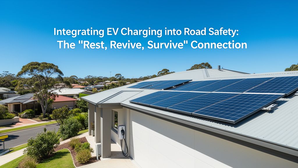 Integrating EV Charging into Road Safety: The'Rest, Revive, Survive' Connection