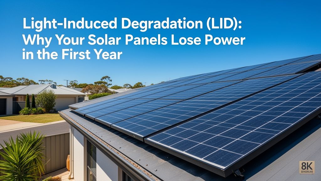 Light-Induced Degradation (LID): Why Your Solar Panels Lose Power in the First Year