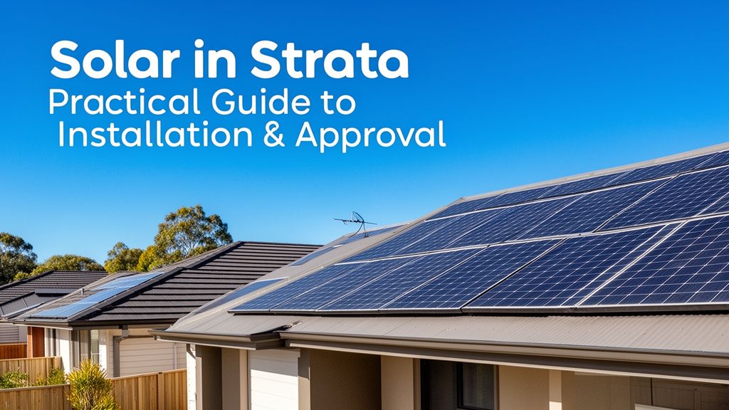 Making the Switch: A Practical Guide to Installing Solar in Australian Strata Buildings