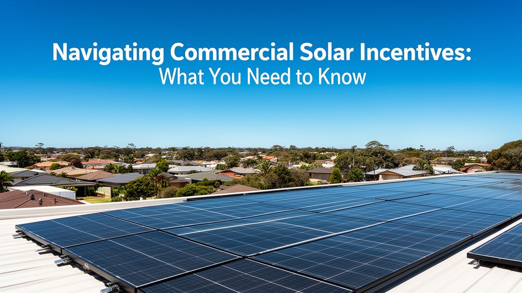 Navigating Commercial Solar Incentives: What You Need to Know