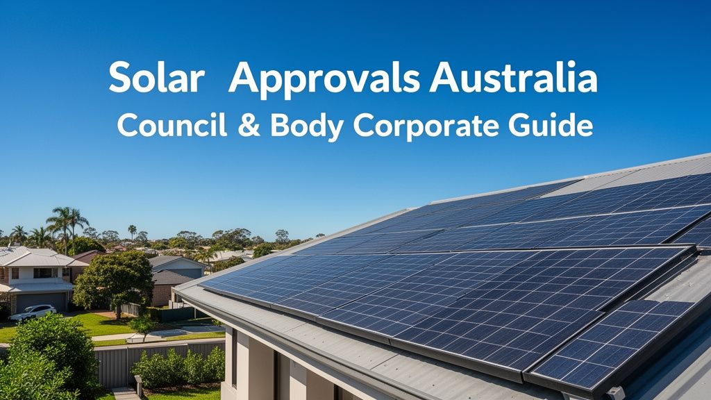 Your Essential Guide to Council & Body Corporate Solar Approvals in Australia