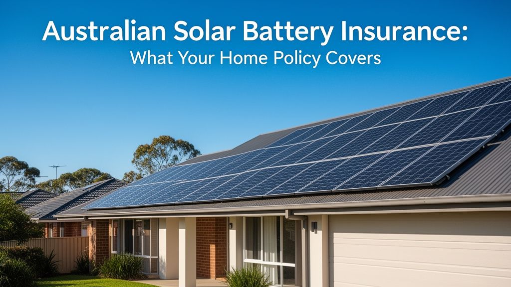 Navigating Solar Battery Insurance: What Your Australian Building Policy Covers