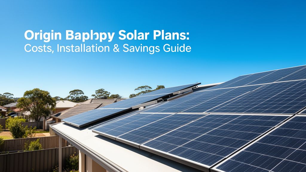 Power Your Home with Sun: Origin Energy Solar Plans and Installation