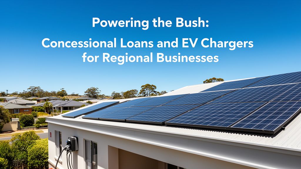 Powering the Bush: Concessional Loans and EV Chargers for Regional Businesses