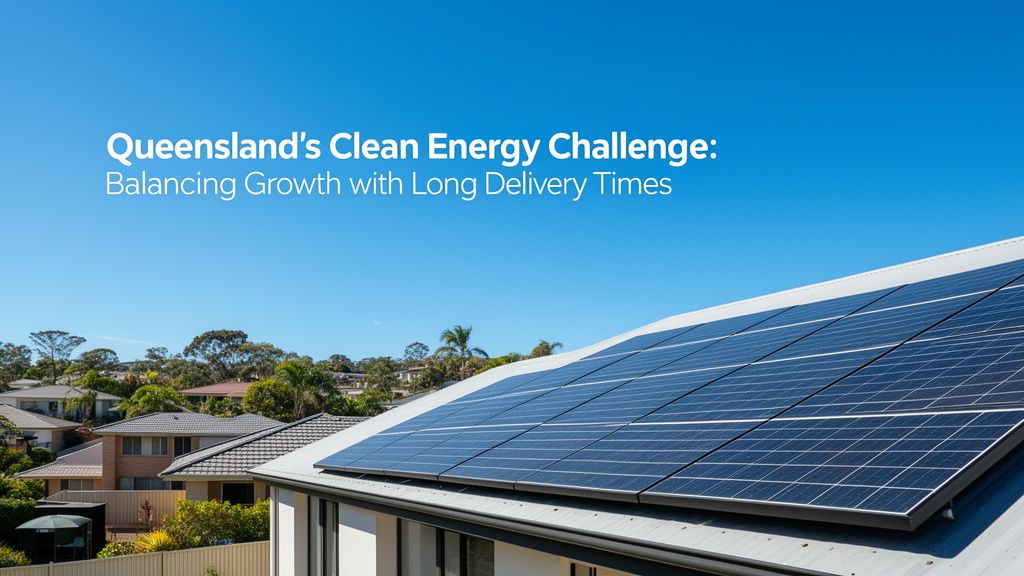Queensland's Clean Energy Challenge: Balancing Growth with Long Delivery Times