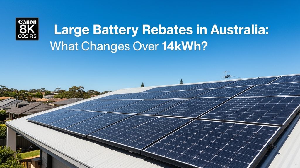 Navigating Australian Rebates for Large Home Battery Systems (Over 14kWh)