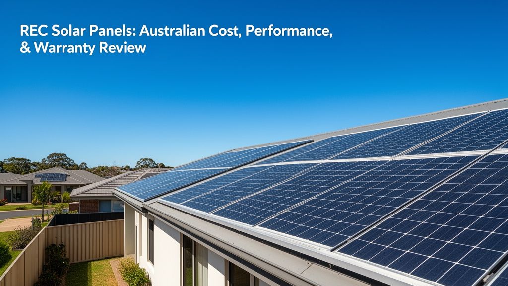 REC Solar Panels: Are They the Right Choice for Your Aussie Home?