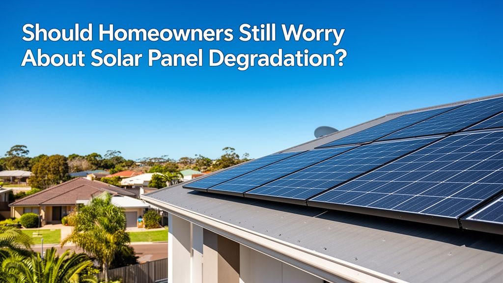 Should Homeowners Still Worry About Solar Panel Degradation?
