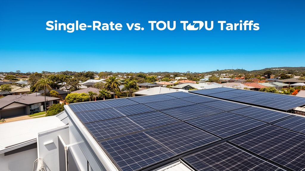 Single-Rate vs. Time-of-Use Tariffs: Which One Will Save You More?