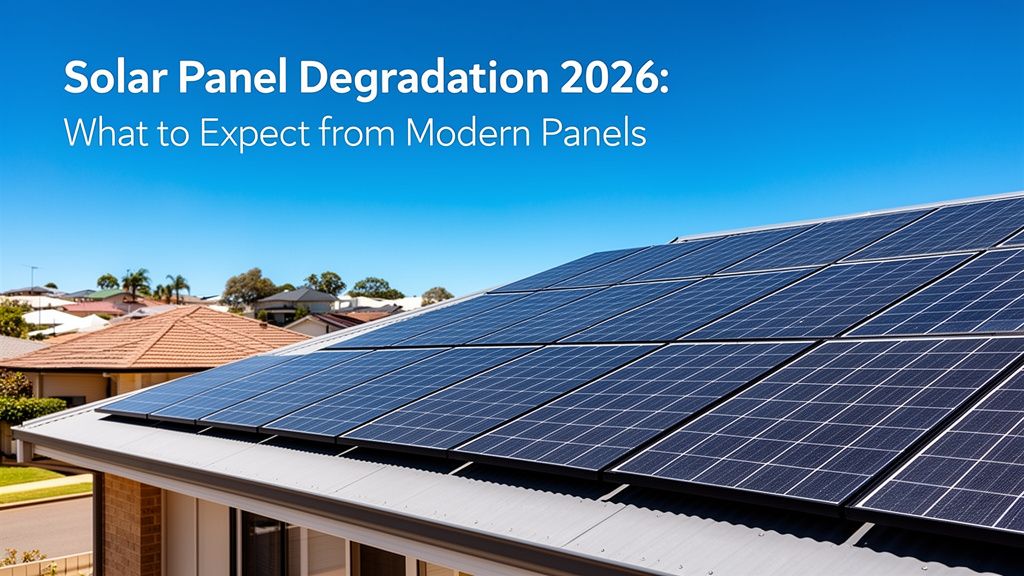 Solar Panel Degradation in 2026: What to Expect from Modern Panels