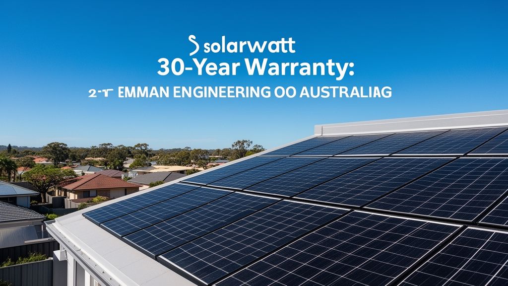 Solarwatt's 30-Year Warranty: Why German Engineering Benefits Australian Solar