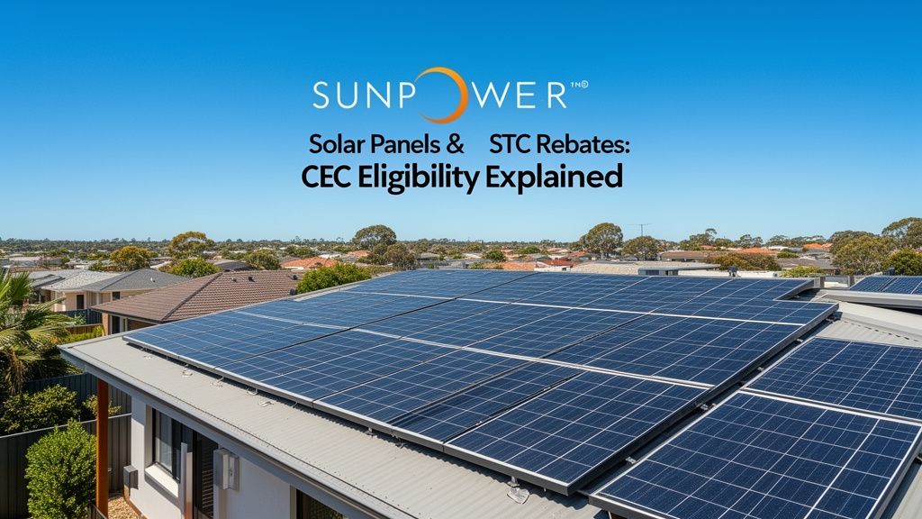 SunPower Panels and STC Rebates: What Australian Homeowners Need to Know
