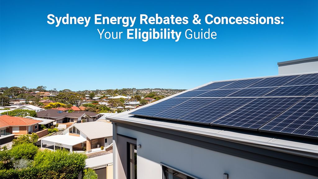 Sydney Energy Rebates and Concessions: Are You Eligible?