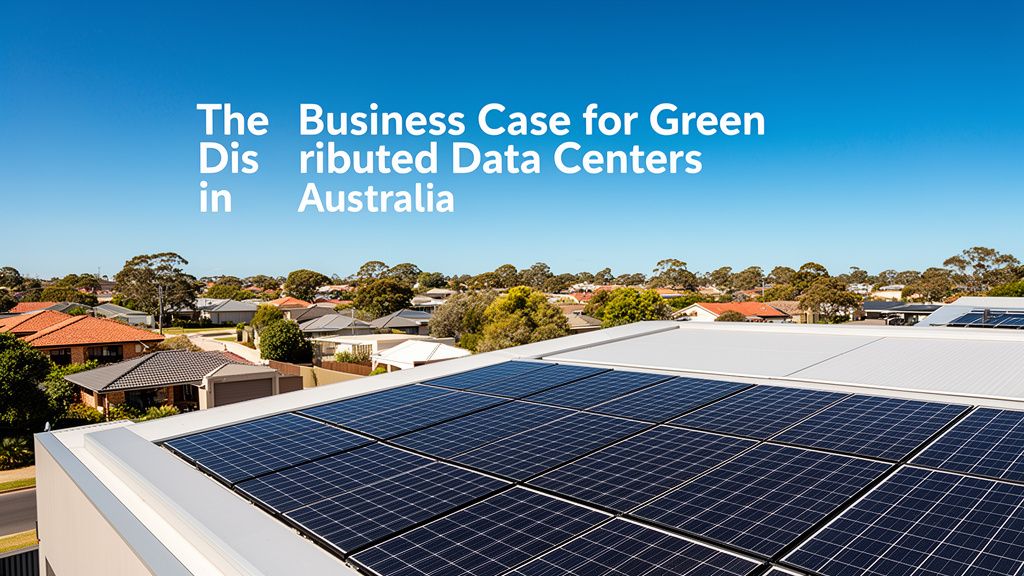 The Commercial Advantage of Distributed Green Data Centres in Australia