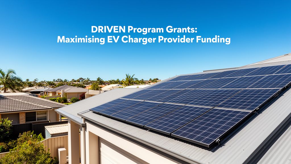 Maximising DRIVEN Program Grants for Australian EV Charger Providers