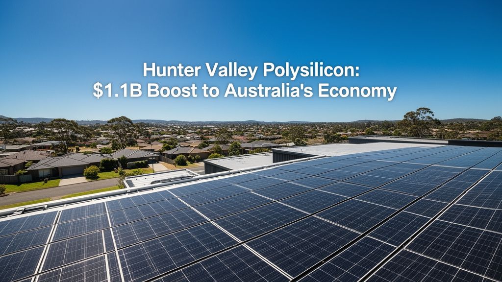 Hunter Valley Polysilicon Plant: $1.1 Billion Boost for the Australian Economy