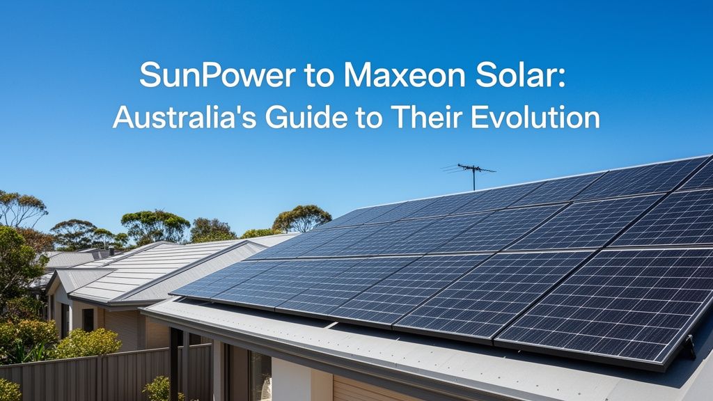The Journey of SunPower: From Groundbreaking Cells to Maxeon Solar in Australia