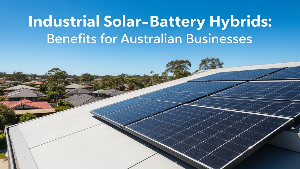 Why Industrial Solar-Battery Hybrids Are Essential in Australia