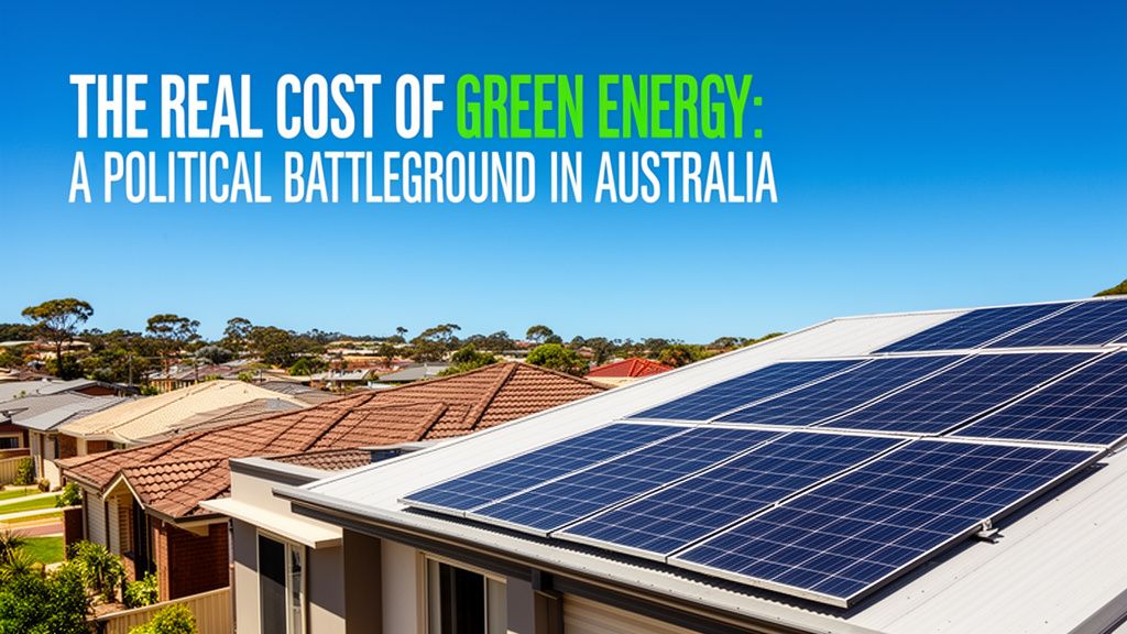 The Real Cost of Green Energy: A Political Battleground in Australia