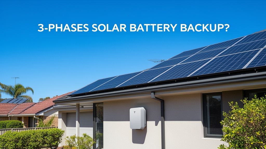 The Hard Truth About Three-Phase Home Battery Backup in Australia