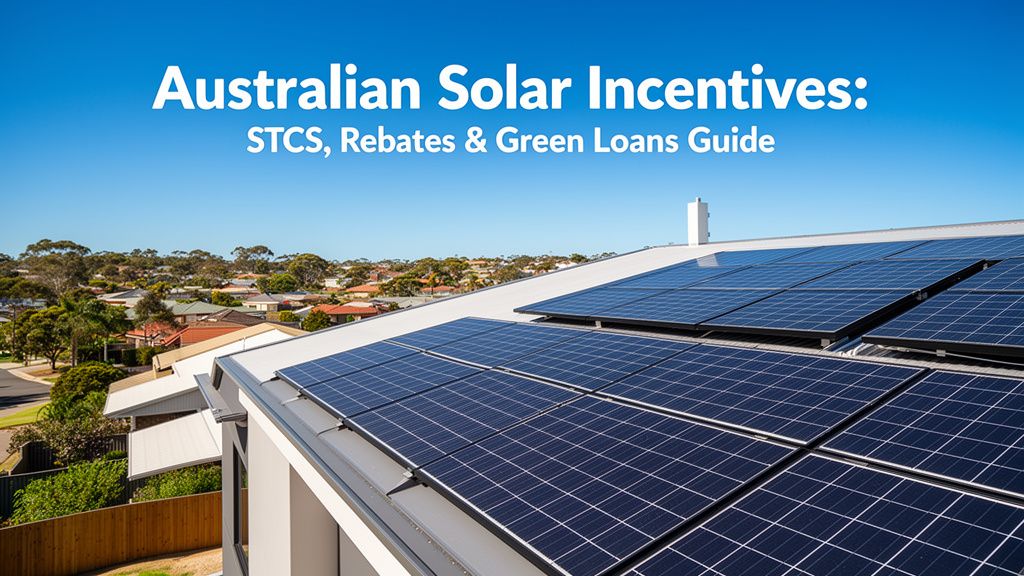 Unlocking Australian Solar Incentives: STCs, Rebates, and Loans