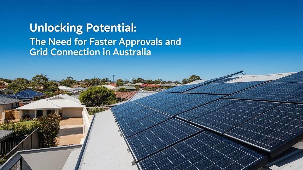 Unlocking Potential: The Need for Faster Approvals and Grid Connection in Australia