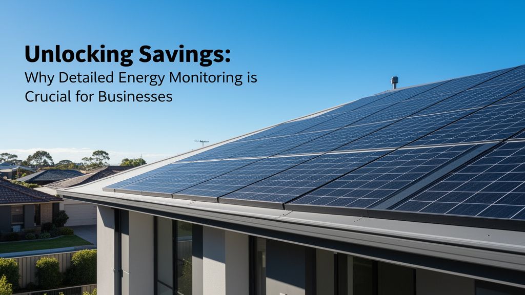 Unlocking Savings: Why Detailed Energy Monitoring is Crucial for Businesses