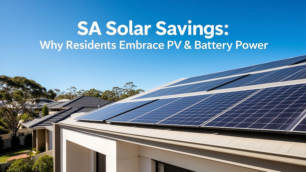 Unlocking Savings: Why South Australian Residents Are Embracing Solar Power