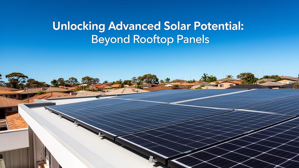 Beyond the Rooftop: Unlocking Solar Power's True Potential in Australia
