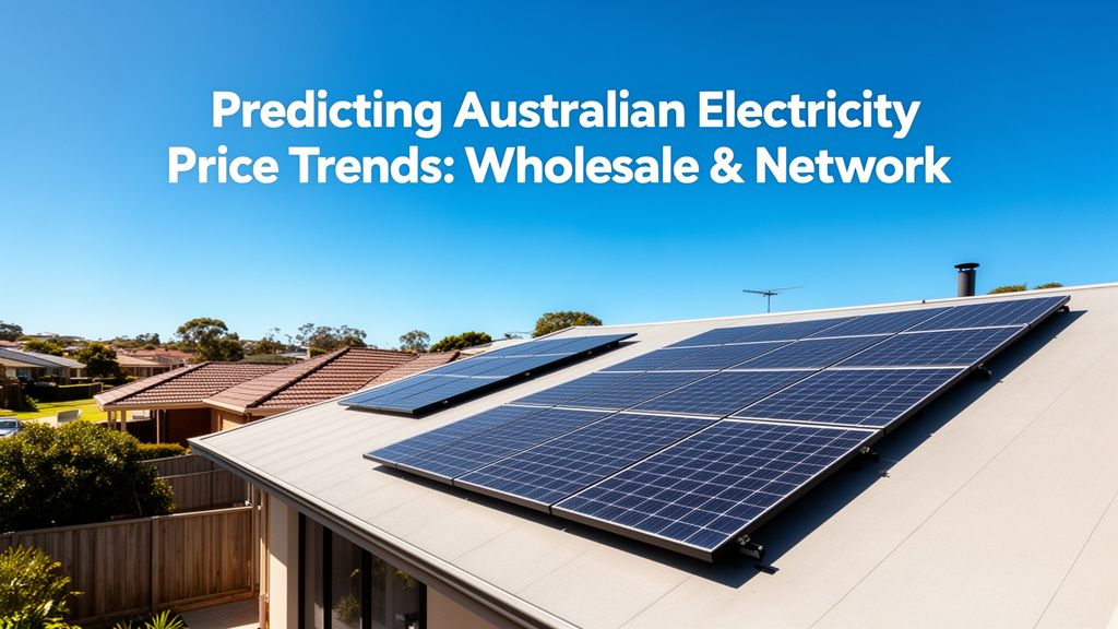 What's Next? Predicting Wholesale and Network Price Trends in Australia