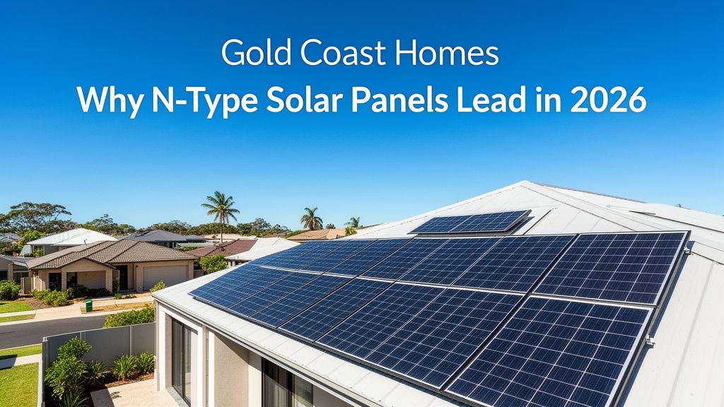 Why Gold Coast Homeowners are Switching to N-Type Solar Panels in 2026