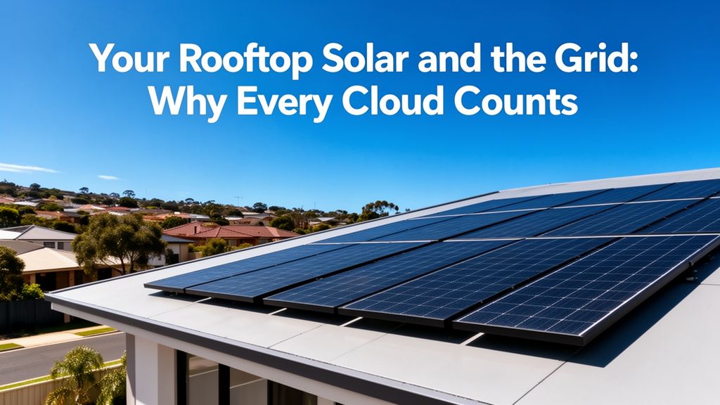 Your Rooftop Solar and the Grid: Why Every Cloud Counts