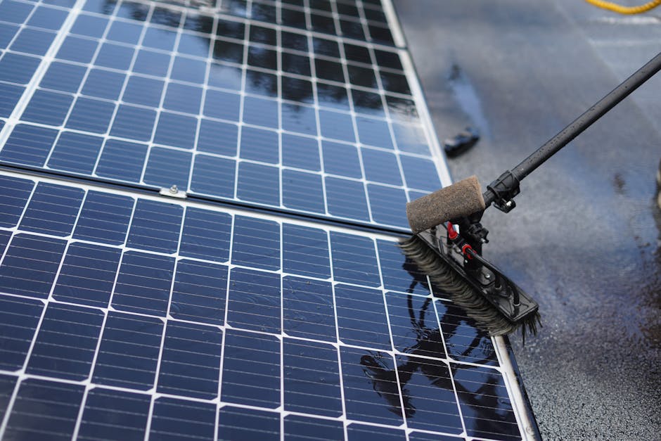 Solar Panel Cleaning and Maintenance